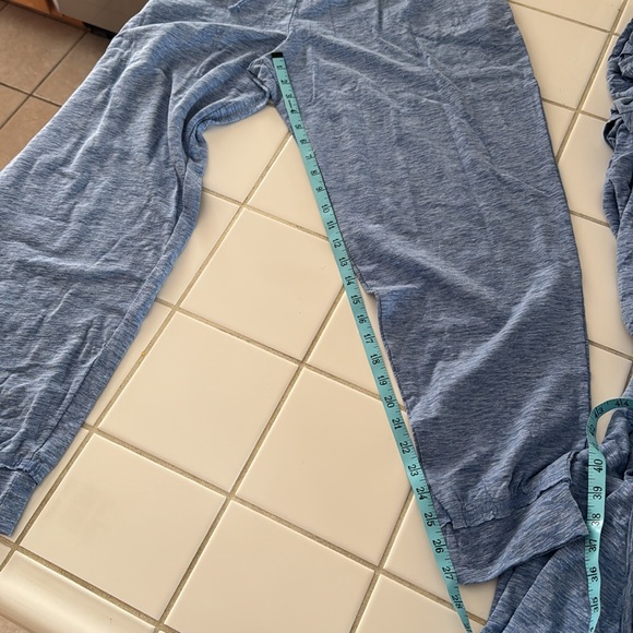 NWT Daniali 3 piece loungewear set BLUE hooded cardigan, tank and pants ! - Picture 13 of 15